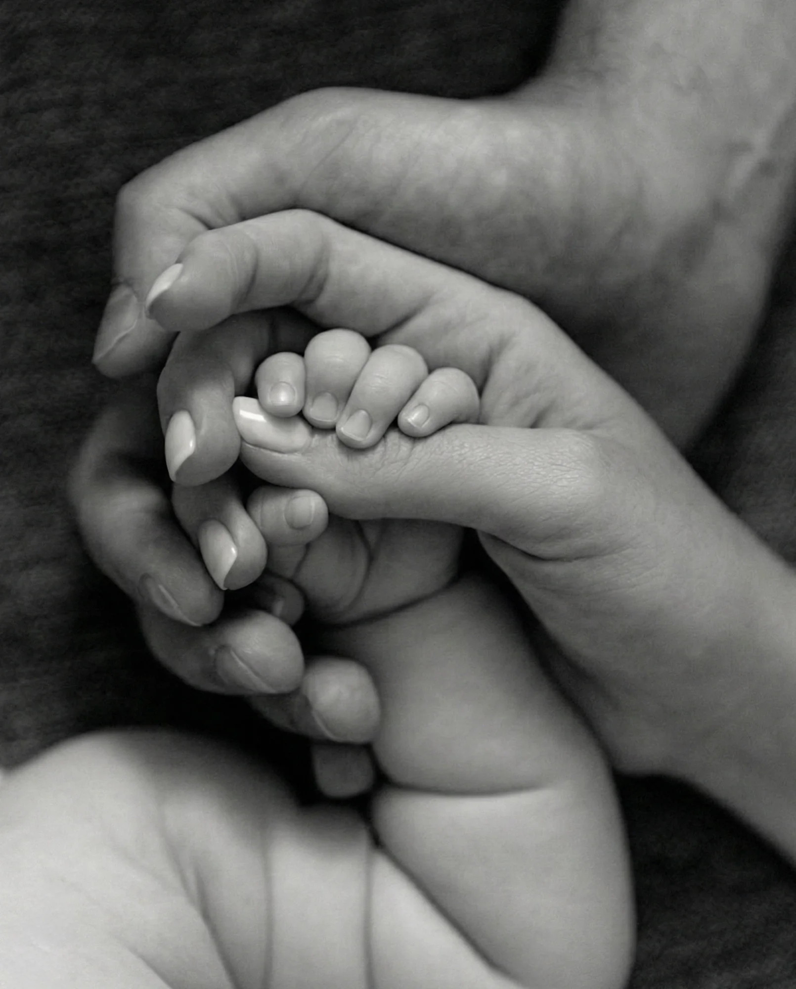 Novorođenče umotano u mekanu tkaninu - newborn fotografija Pančevo