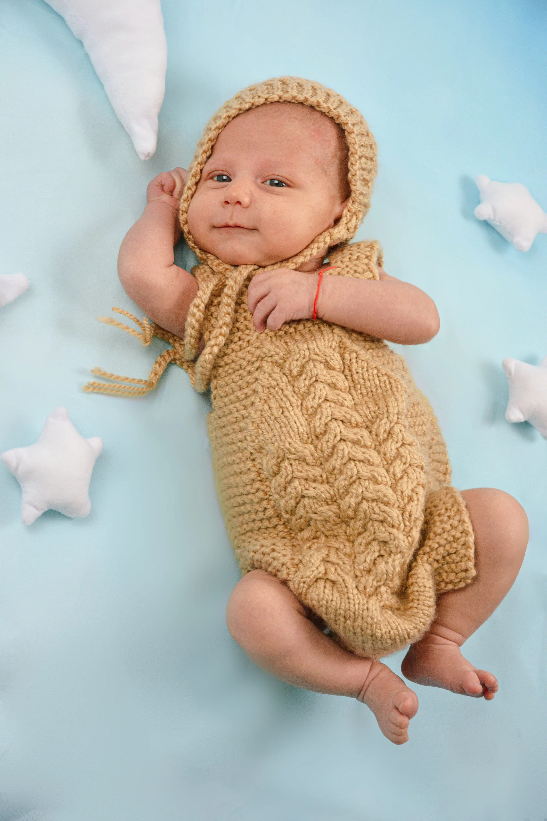 Newborn fotografija - meko umotana beba