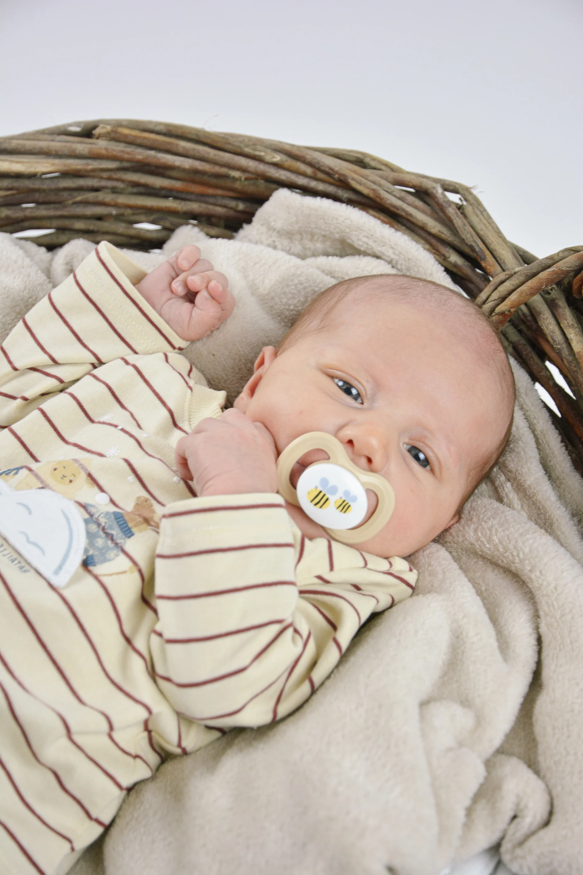 Novorođenče u nežnoj pozi - fotografisanje beba Pančevo