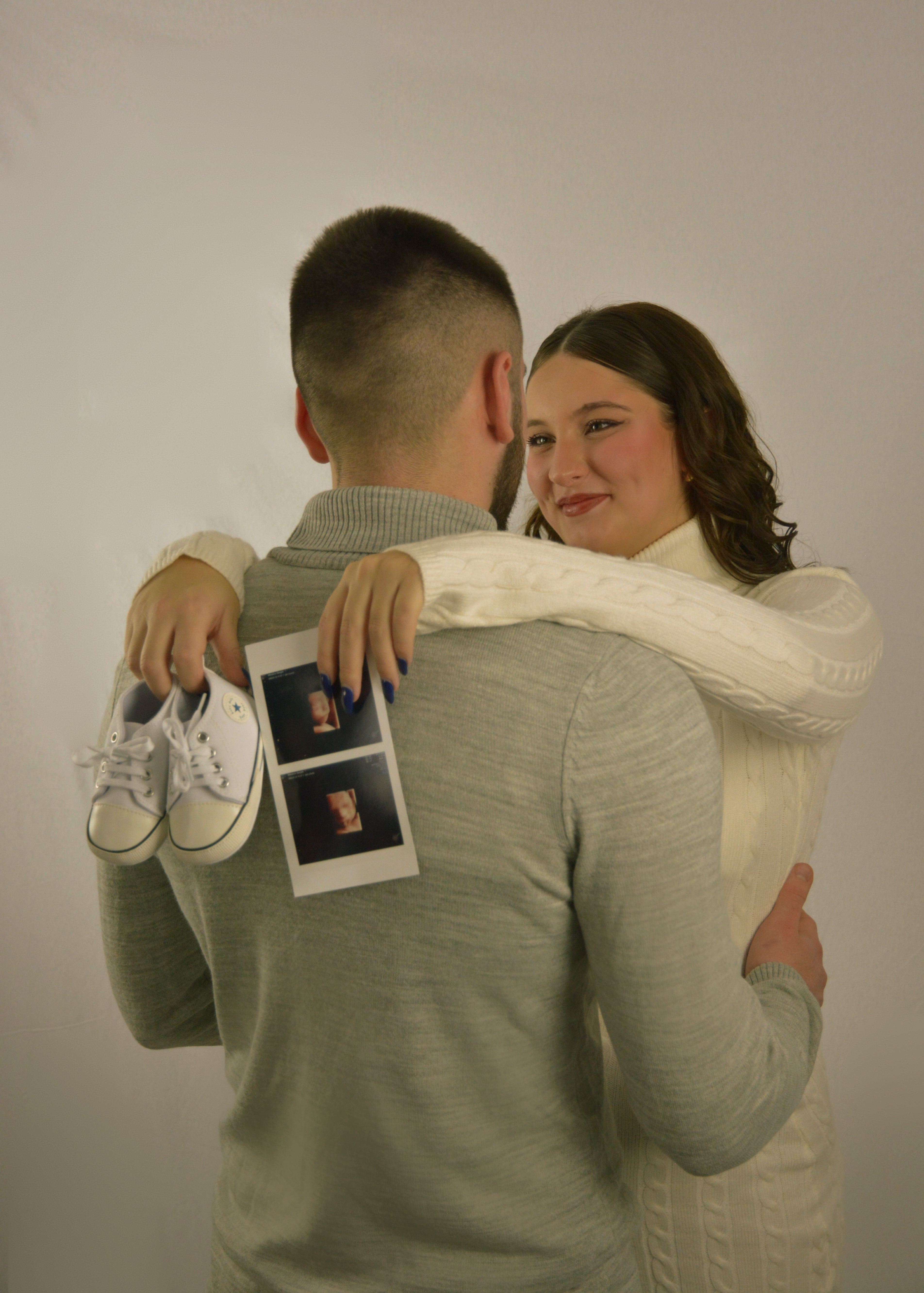 Trudnica u studiju - profesionalno osvetljenje